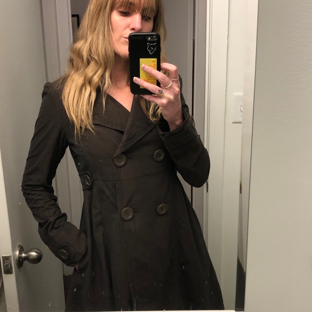 Flying Tomato Fitted Trench Coat - Picture 4 of 7